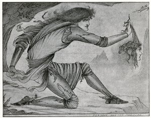 Perseus ve Gorgon by Aubrey Beardsley