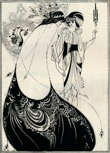 Tavus Kuşu Kız, 1893 by Aubrey Beardsley
