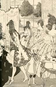Kilidin Tecavüzü, 1896, 1928. by Aubrey Beardsley