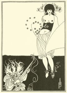 mide dansı by Aubrey Beardsley