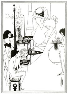 Salome Tuvaleti, c.1894 (lito) by Aubrey Beardsley