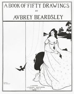 'Elli Çizimden Oluşan Bir Kitap' için Başlık Sayfası, 1897 by Aubrey Beardsley