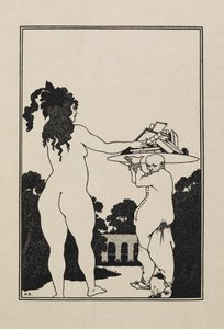 Elli Çizimler Kitabından çizim by Aubrey Beardsley