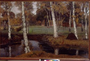Peyzaj, Overbeck, Fritz (1869-1909). Tuval üzerine yağlıboya by August Overbeck