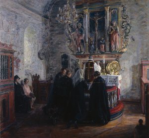 Kutsal Komünyon, Dale Kilisesi Parlaklık by August Eiebakke