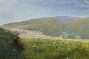Yaz manzarası, Vågå by August Eiebakke