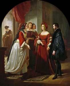 Eleonora dEste'den önce Tasso, 1839. by August Ferdinand Hopfgarten