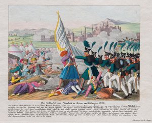 1828-1829 Rus-Türk Savaşı - Akhaltsikhe kalesinin (veya Rabat kalesinin) (Gürcistan) fırtınası - 27 Ağustos