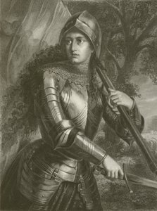 Johanna (gravür) by August Friedrich Pecht