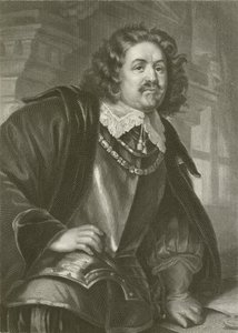 Octavio Piccolomini (gravür) by August Friedrich Pecht