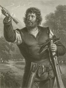 Wilhelm Tell (gravür) by August Friedrich Pecht