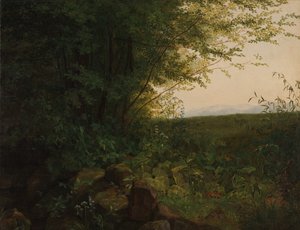 Ormanın Kenarında, ca. 1820. by August Heinrich