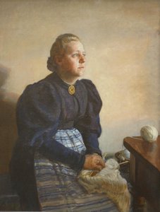 Betty Jerndorff, b. Matthison-Hansen, sanatçının eşi
