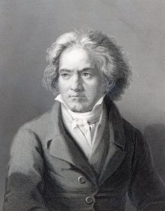 Ludwig van Beethoven, Genç William Holl tarafından oyulmuş (gravür) by August Karl Friedrich von Kloeber