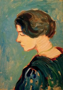Elisabeth Macke, çalışma başkanı by August Macke