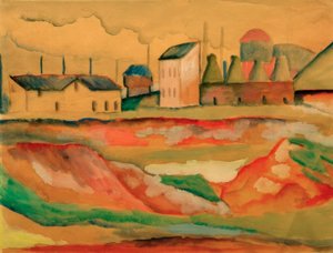 Fabrika by August Macke