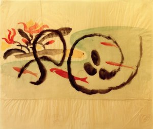 Balık deseni, nakış için tasarım by August Macke