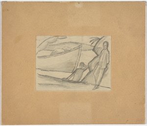 kıyıdaki adamlar by August Macke