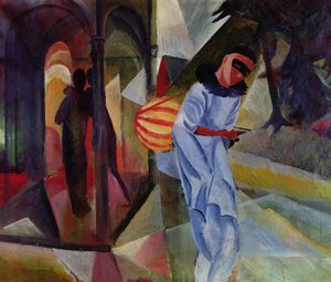 pierrot by August Macke