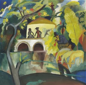 Rokoko. 1912 by August Macke