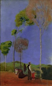 bebek arabası by August Macke