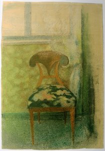 Pencere kenarındaki sandalye by August Macke