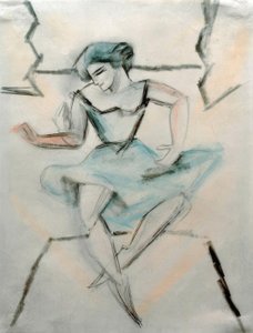 dansçı by August Macke