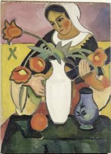 Ud Oyuncusu, 1910. by August Macke