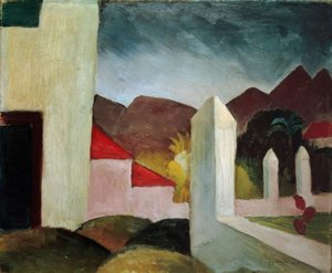 Tunus manzarası by August Macke