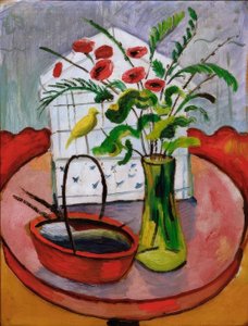 Vogelbauer by August Macke