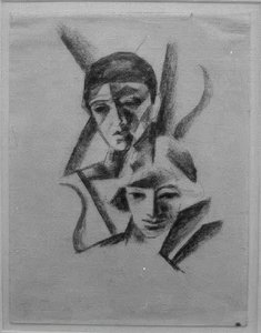 iki kafa by August Macke
