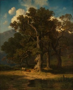 orman manzarası by August Maximilian Zimmermann