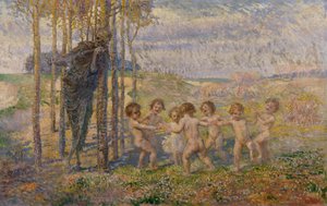 Çocuk yuvarlak dansı by August Roth