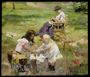 Piknik by August Willem van Voorden