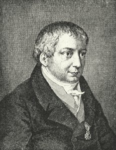 Friedrich Schlegel, Alman şair (gravür) by Augusta von Buttlar
