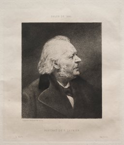 Honoré Daumier, 1881. by Auguste Boulard