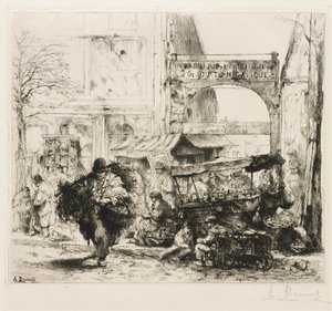 Bir Matine Avenue de Clichy by Auguste Brouet