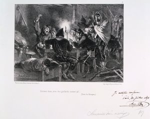 Böyle arkadaşlarla uyu!, Paris Kuşatması, 1870-1871 1871 by Auguste Bry