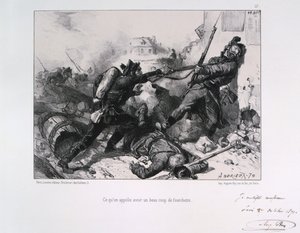 Göğüs göğüse çarpışma, Paris Kuşatması, Fransa-Prusya Savaşı, 1870 1871