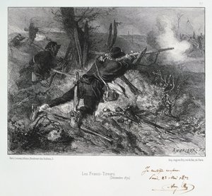 Francs-Tireurs, Paris Kuşatması, Fransa-Prusya Savaşı, Aralık 1870 1872