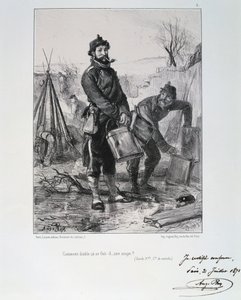 Garde Nationale Askerleri, Paris Kuşatması, 1870-1871 by Auguste Bry