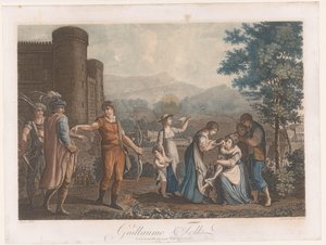Willem Tell elmayı vurduktan sonra Guillaume Tell (nesne üzerindeki başlık) by Auguste Claude Simon Legrand
