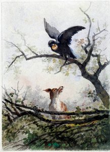 Tilki ve karga. Jean de La Fontaine