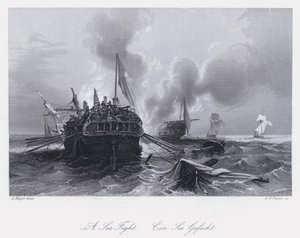 Bir Deniz Kavgası (gravür)