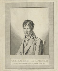 Alexander von Humboldt'un portresi 1769-1859, 1805. by Auguste Gaspard Louis Desnoyers