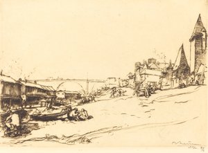 Angers - Polonya Kralının Evi Angers - Polonya Kralının Evi, 1912. by Auguste Lepere