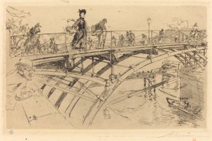 Sanat Köprüsü (Le pont des Arts) by Auguste Lepere