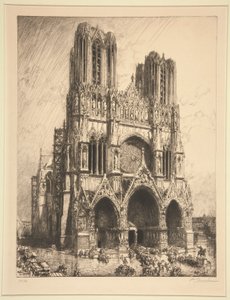 Reims Katedrali by Auguste Lepere