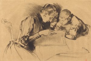 Resimler Resimler, 1889. by Auguste Lepere