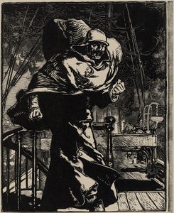 İmparator William kızgın by Auguste Lepere